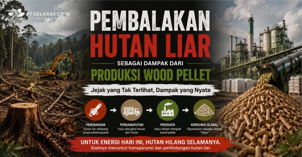 Dampak produksi pelet kayu
