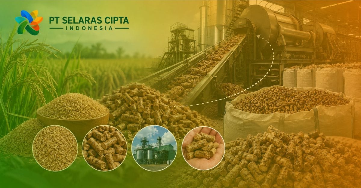 Jual Pelet Sekam Padi dengan Kualitas Konsisten Skala Industri Jual Pelet Sekam Padi dengan Kualitas Konsisten Skala Industri